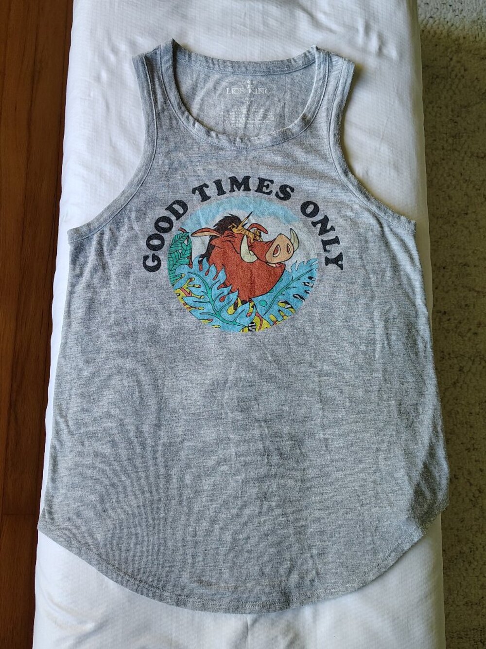 Disney Lion King Medium Tank Top Good Times Only